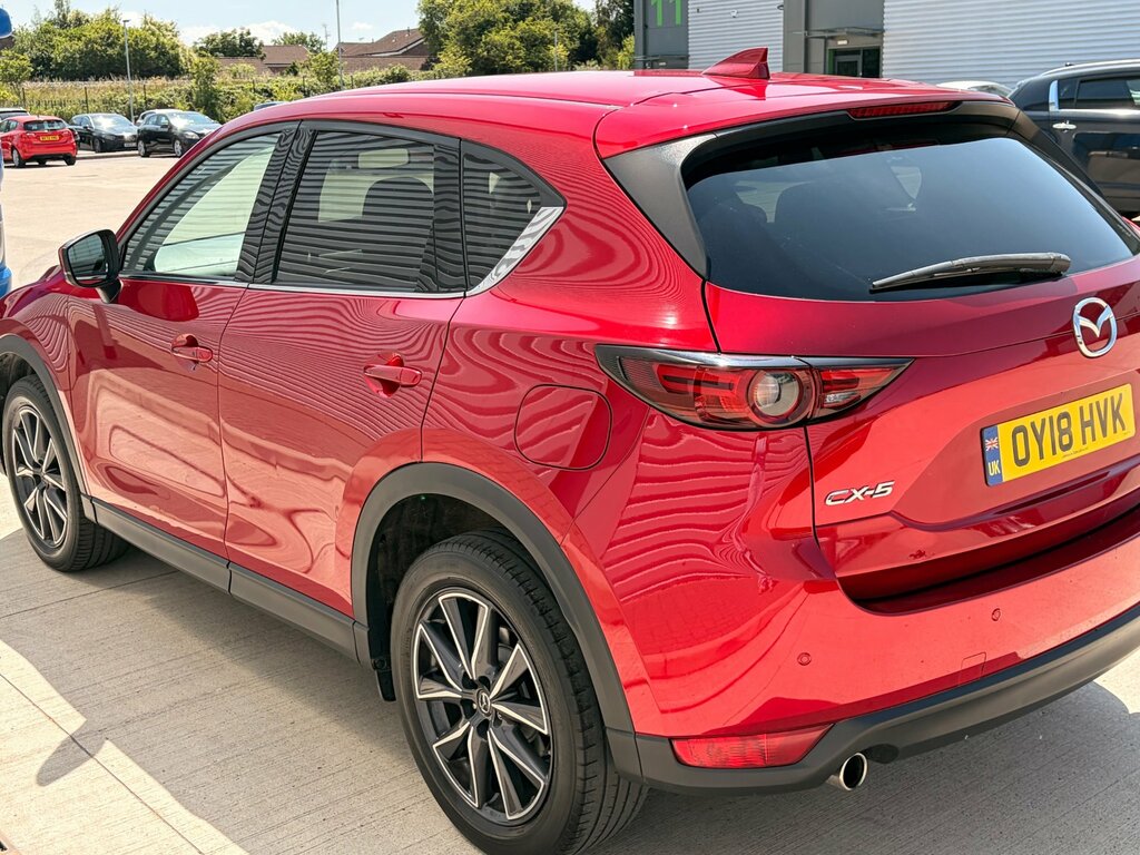 Mazda CX-5 2.2 Skyactiv-d Sport Nav Suv Euro OY18HVK Red #5