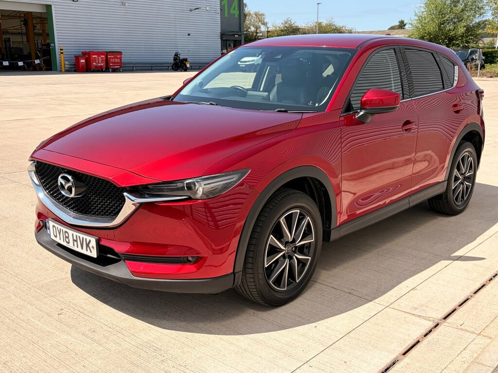 Mazda CX-5 2.2 Skyactiv-d Sport Nav Suv Euro OY18HVK Red #4