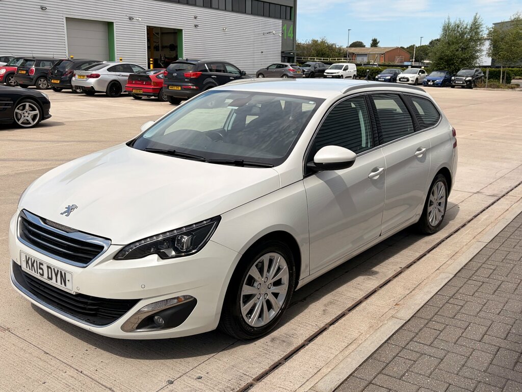 Peugeot 308 SW 1.6 Bluehdi Allure Estate Euro 6 White #4