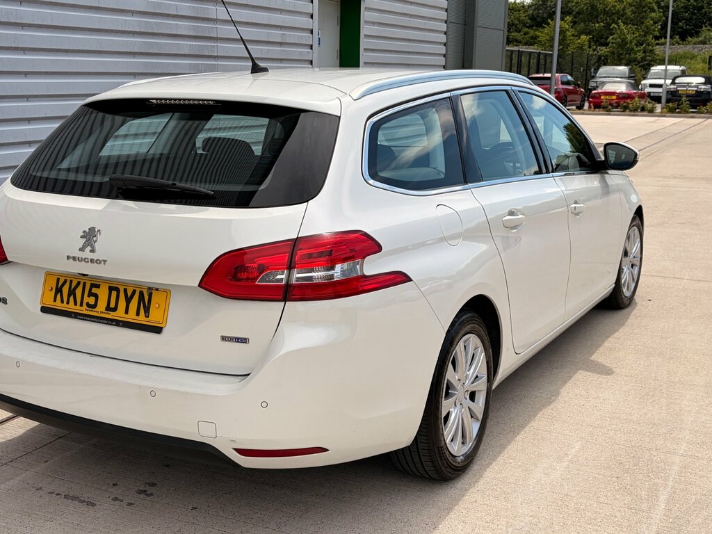 Peugeot 308 SW 1.6 Bluehdi Allure Estate Euro 6 White #6