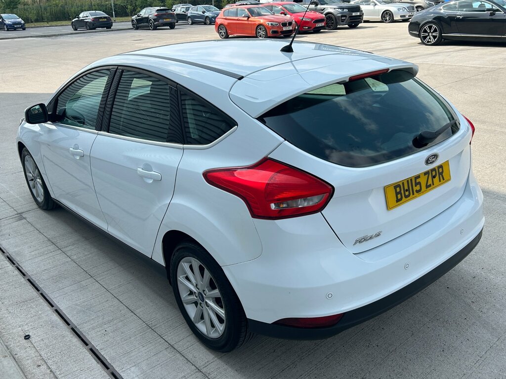 Ford Focus 1.6 Tdci Titanium Hatchback Euro BU15ZPR White #6