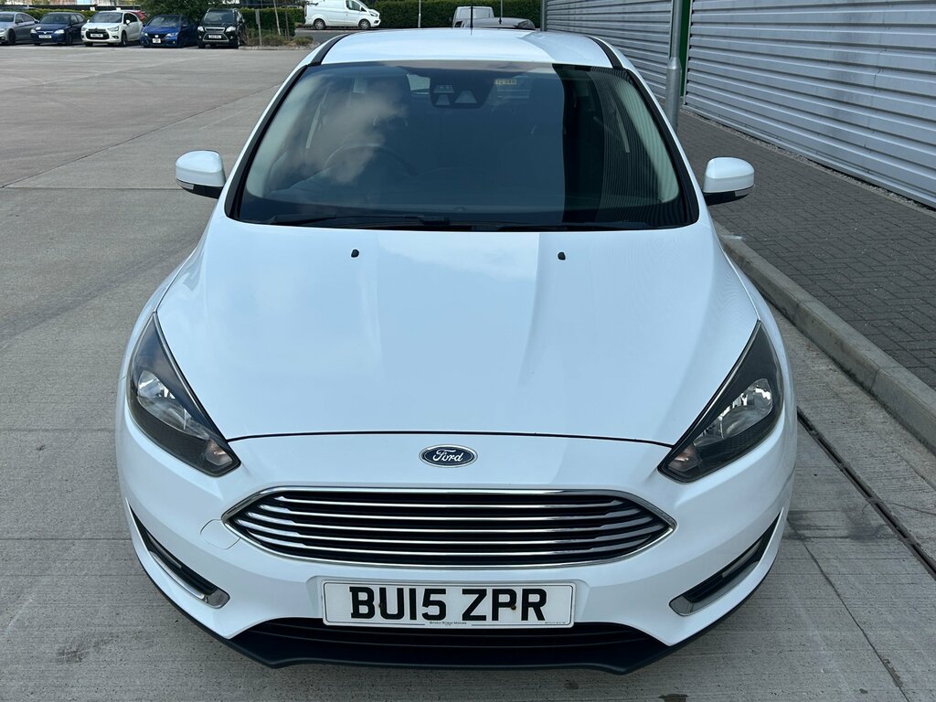 Ford Focus 1.6 Tdci Titanium Hatchback Euro BU15ZPR White #2