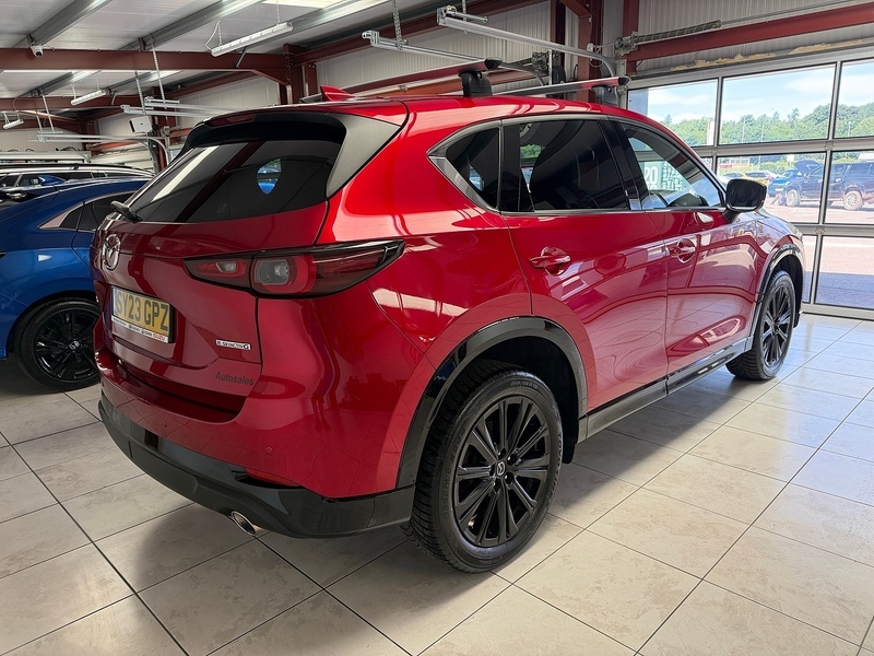 Mazda CX-5 E-skyactiv G Mhev Homura Red #4