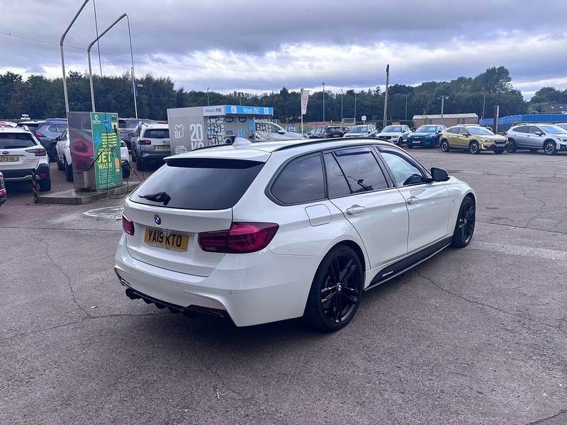 BMW 3 Series 320I M Sport Shadow Edition White #4
