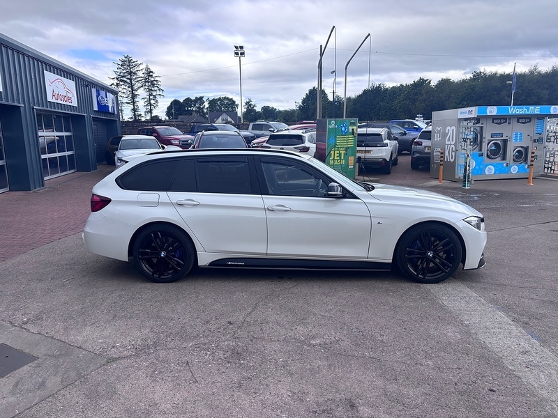 BMW 3 Series 320I M Sport Shadow Edition White #3