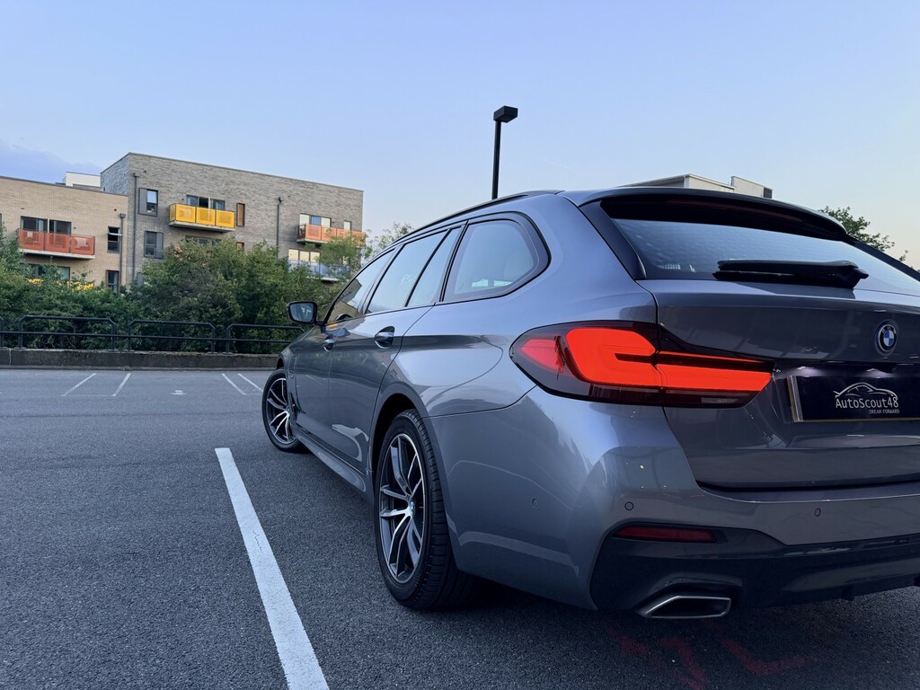 BMW 5 Series 2.0 530E M Sport Touring Blue #5