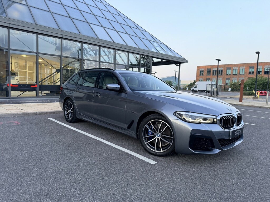 BMW 5 Series 2.0 530E M Sport Touring Blue
