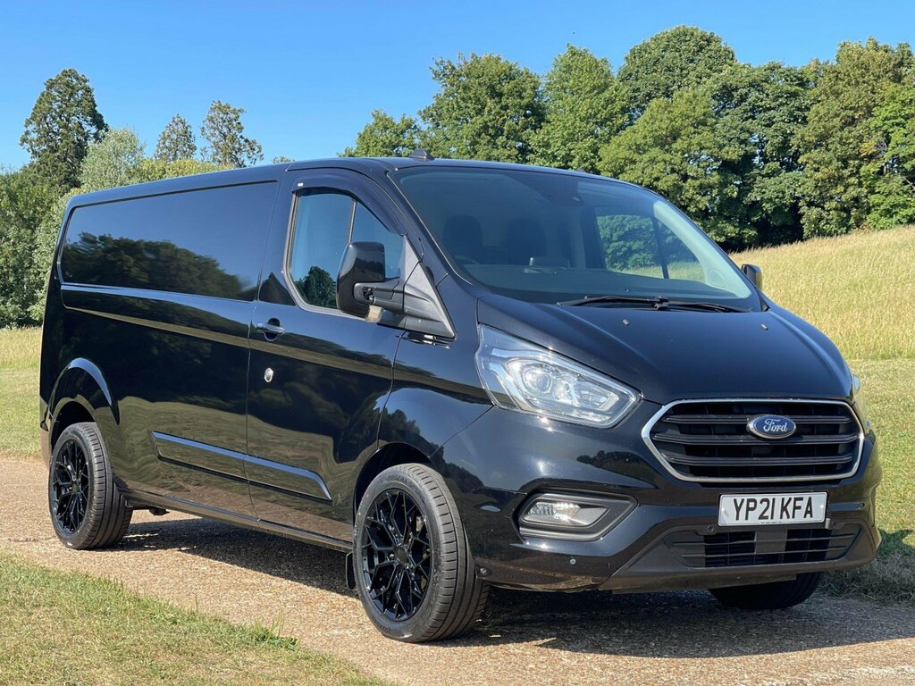 Ford Transit Custom 2.0 300 Ecoblue Limited L2 H1 Euro 6 Ss Black #2