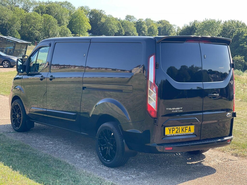 Ford Transit Custom 2.0 300 Ecoblue Limited L2 H1 Euro 6 Ss Black #6