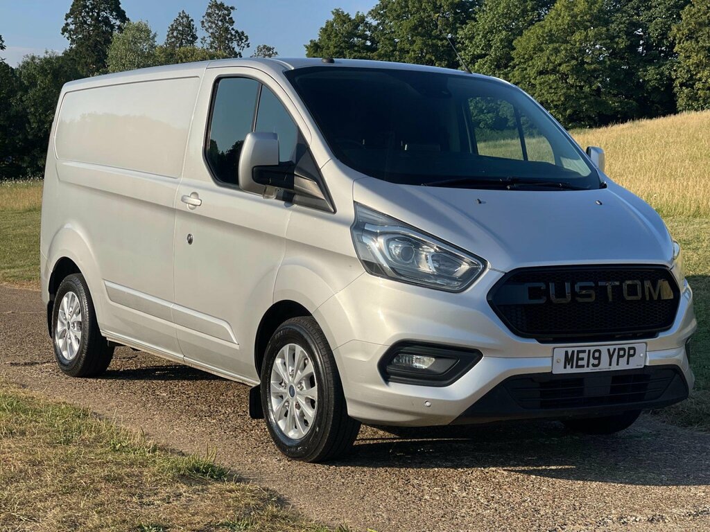 Ford Transit Custom 2.0 300 Ecoblue Limited L1 H1 Euro 6 Ss ME19YPP Silver #2