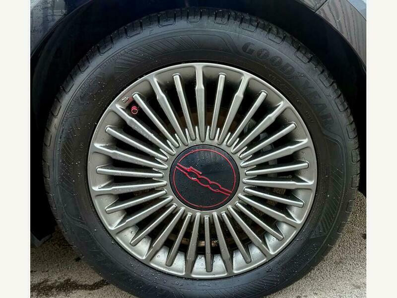 Fiat 500 Red Black #6