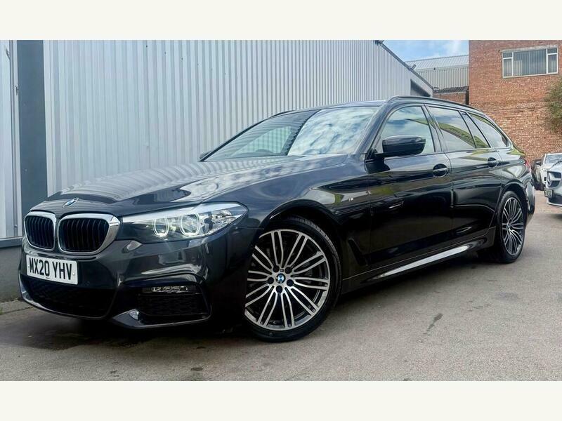 BMW 5 Series 520D M Sport Touring MX20YHV Grey #3