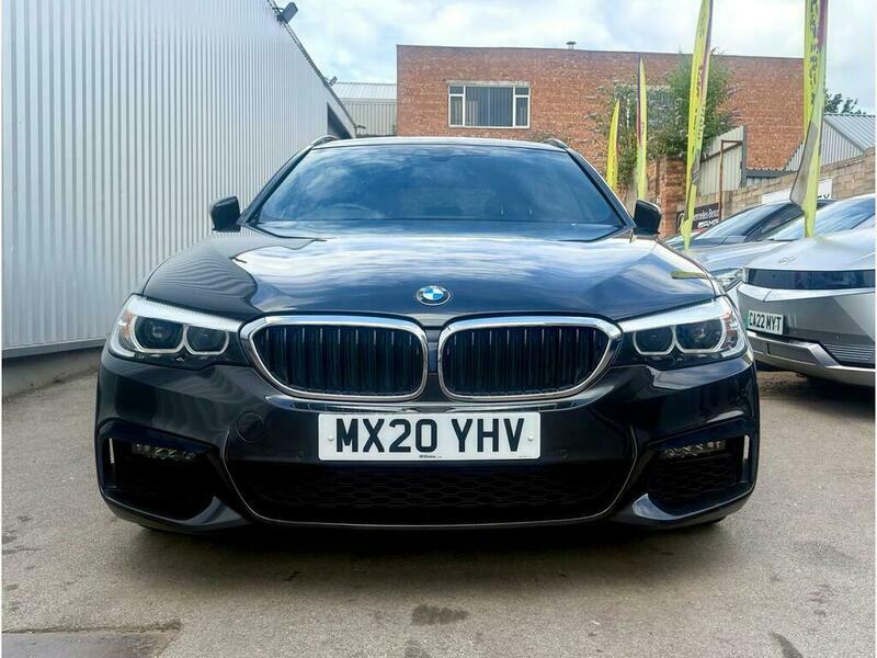 BMW 5 Series 520D M Sport Touring MX20YHV Grey #2