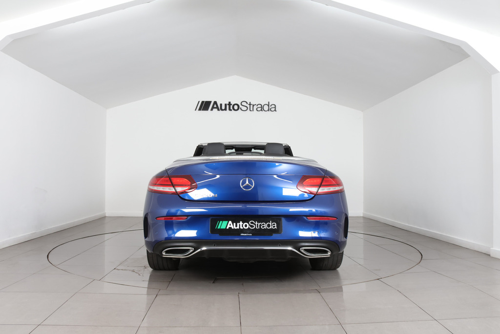Mercedes-Benz C Class C 220 D Amg Line Premium Cabriolet Blue #6