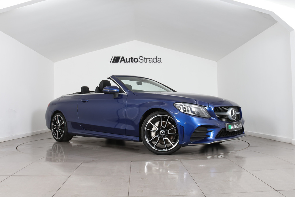 Mercedes-Benz C Class C 220 D Amg Line Premium Cabriolet Blue