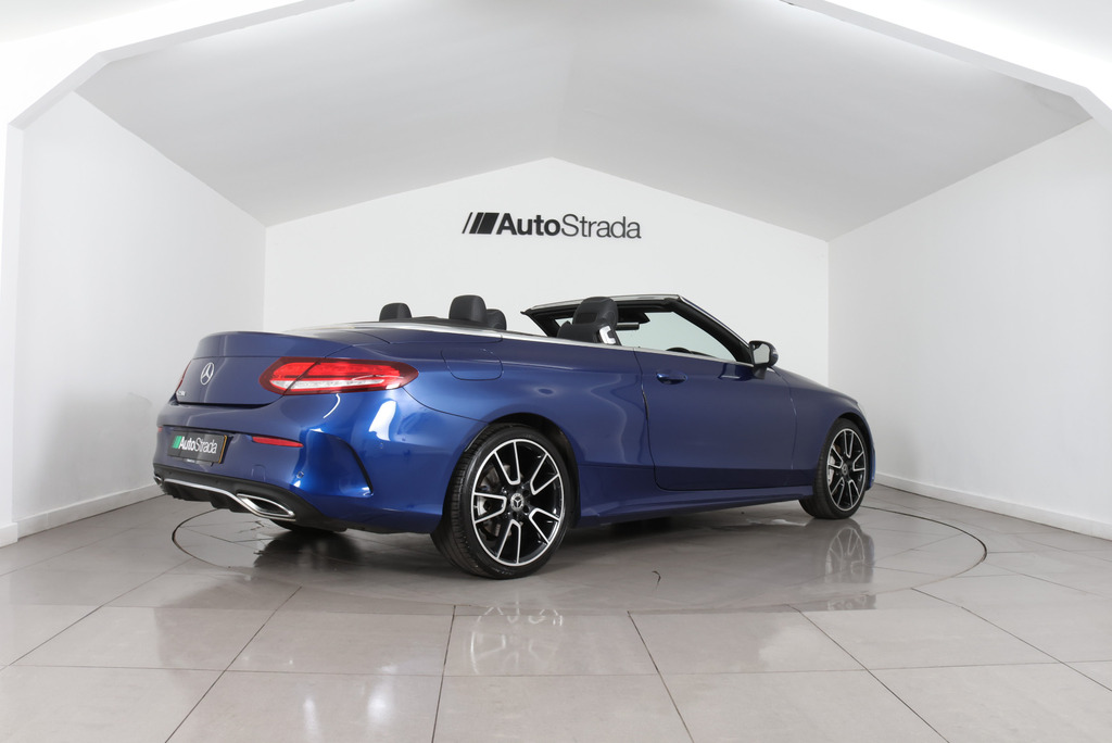Mercedes-Benz C Class C 220 D Amg Line Premium Cabriolet Blue #5