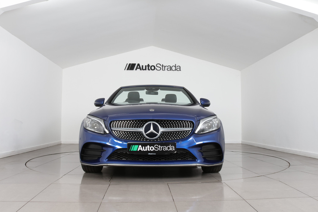 Mercedes-Benz C Class C 220 D Amg Line Premium Cabriolet Blue #2