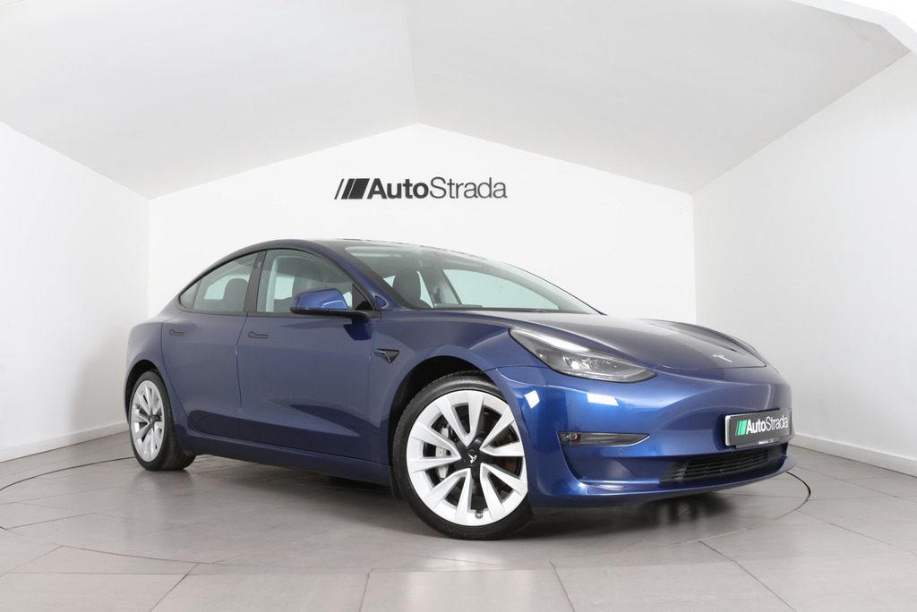 Tesla Model 3 Long Range Awd Blue