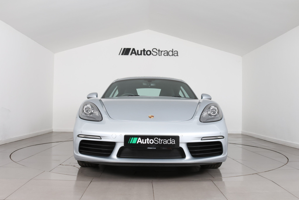 Porsche 718 Cayman Coupe Silver #2