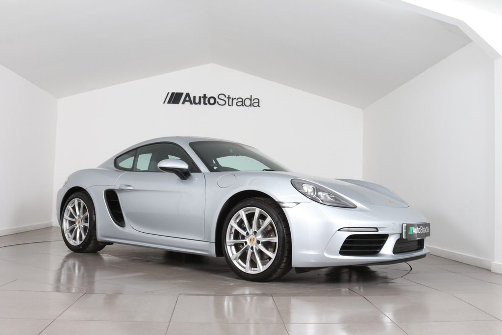 Porsche 718 Cayman Coupe Silver #4