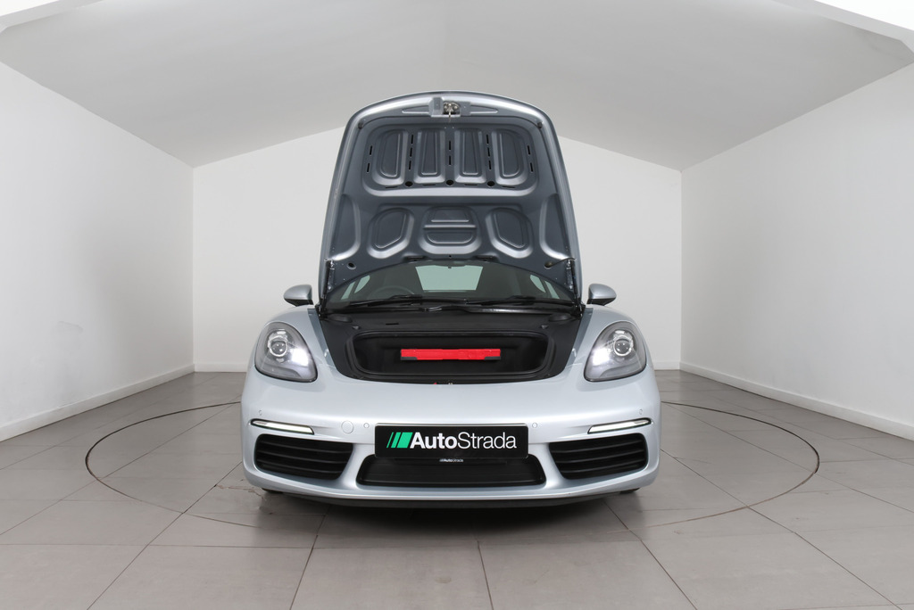Porsche 718 Cayman Coupe Silver #3