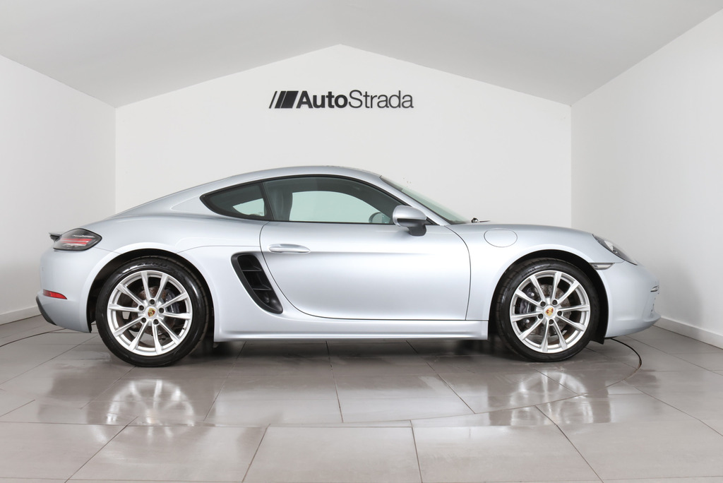 Porsche 718 Cayman Coupe Silver #5