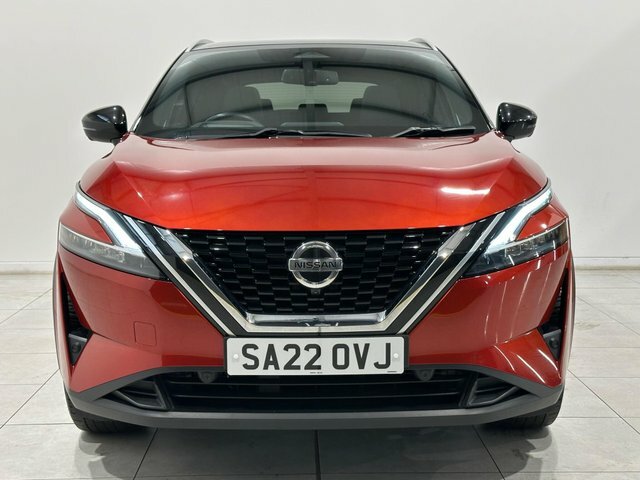 Nissan Qashqai Dig-t Mhev Tekna Euro SA22OVJ Red #2