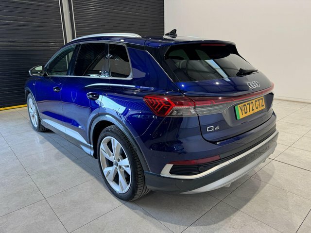 Audi Q4 E Tron S Line Blue #6