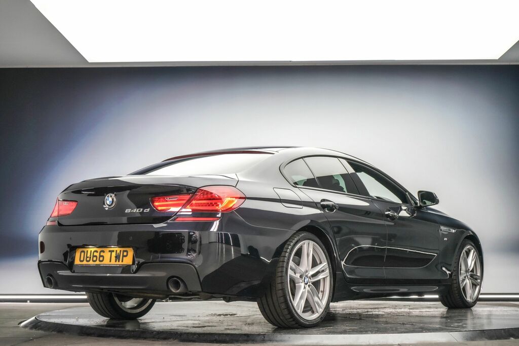 BMW 6 Series Gran Coupe 2016 3.0 640D M Sport Saloon Euro Black #3