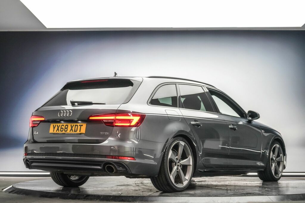 Audi A4 Avant 2018 2.0 Tfsi Black Edition Estate S Tr Black #3