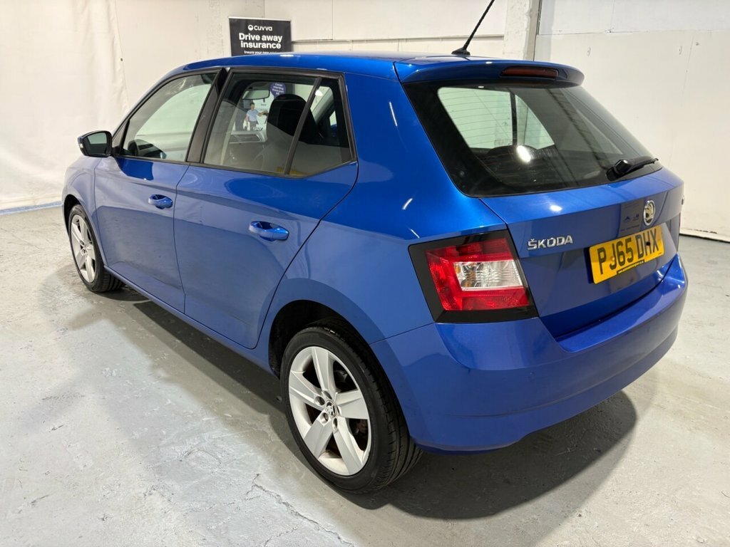 Skoda Fabia 1.2L Se L PJ65DHX Blue #2