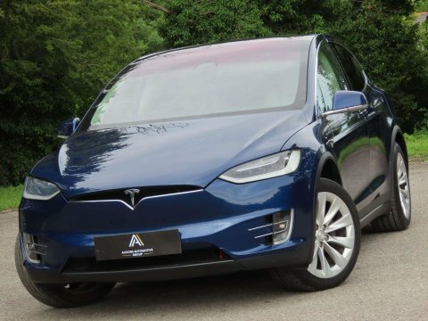 Tesla Model X 75D Dual Motor Blue