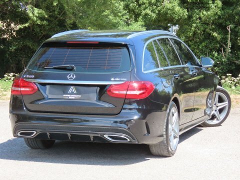 Mercedes-Benz C Class C220 Bluetec Amg Line Premium Plus Silver #4