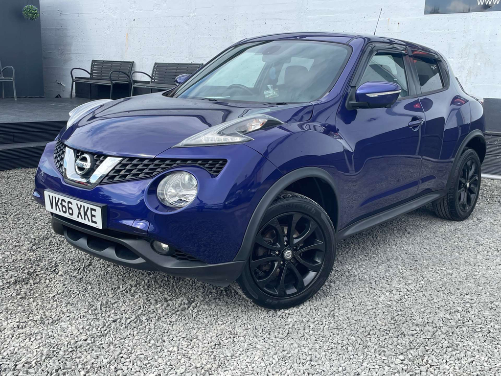 Nissan Juke Tekna Suv Euro 6 Ss VK66XKE Blue #3