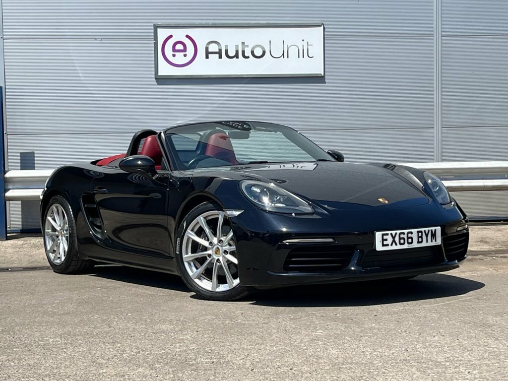Porsche 718 Boxster Convertible Black