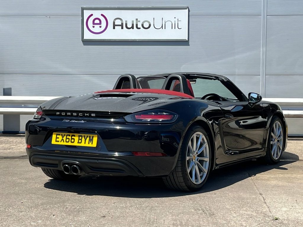 Porsche 718 Boxster Convertible Black #4