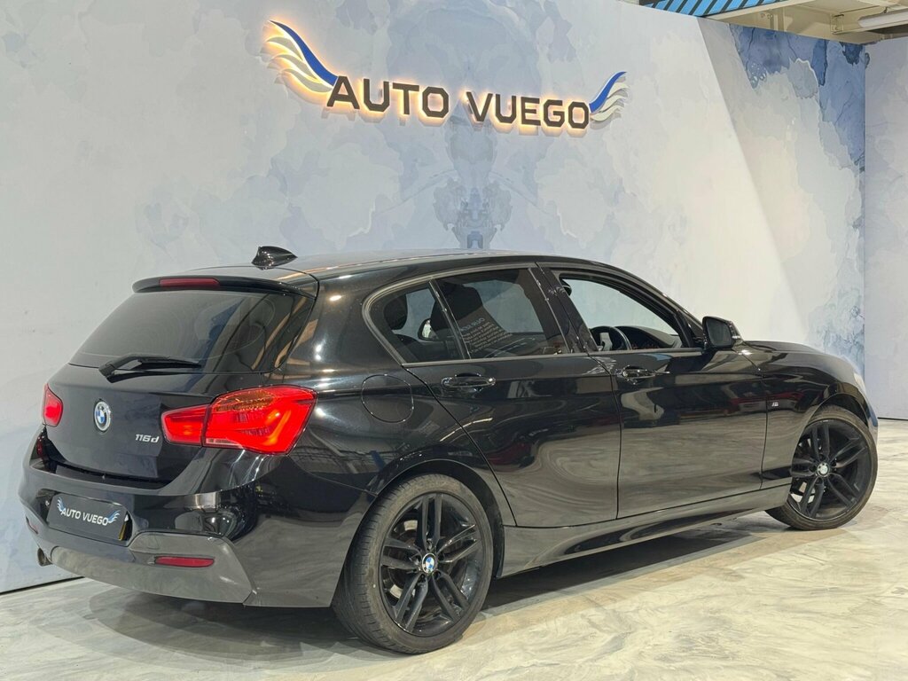 BMW 1 Series 1.5 116D M Sport Euro 6 Ss YF16SYO Black #2
