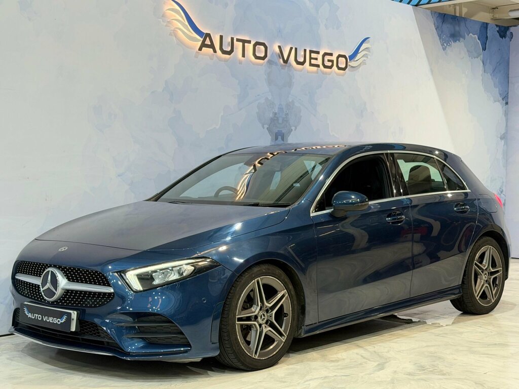 Mercedes-Benz A Class 1.5 A180d Amg Line Executive 7G-dct Euro 6 Ss SM19UUR Blue #4