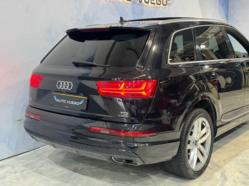 Audi Q7 3.0 Tdi V6 S Line Tiptronic Quattro Euro 6 Ss 5 WM16YNG Black #4