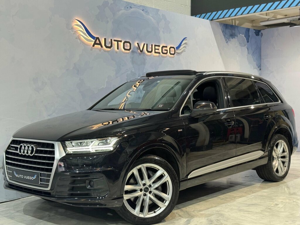 Audi Q7 3.0 Tdi V6 S Line Tiptronic Quattro Euro 6 Ss 5 WM16YNG Black