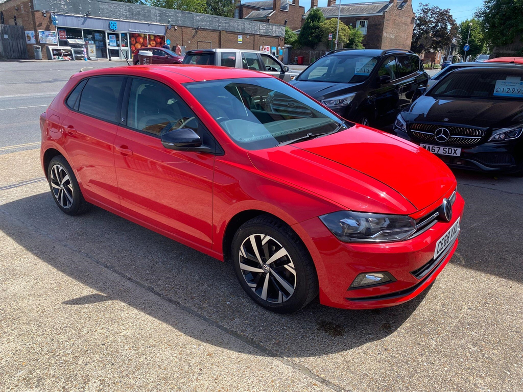 Volkswagen Polo 1.0 Tsi Beats Euro 6 Ss CE68XAG Red #2