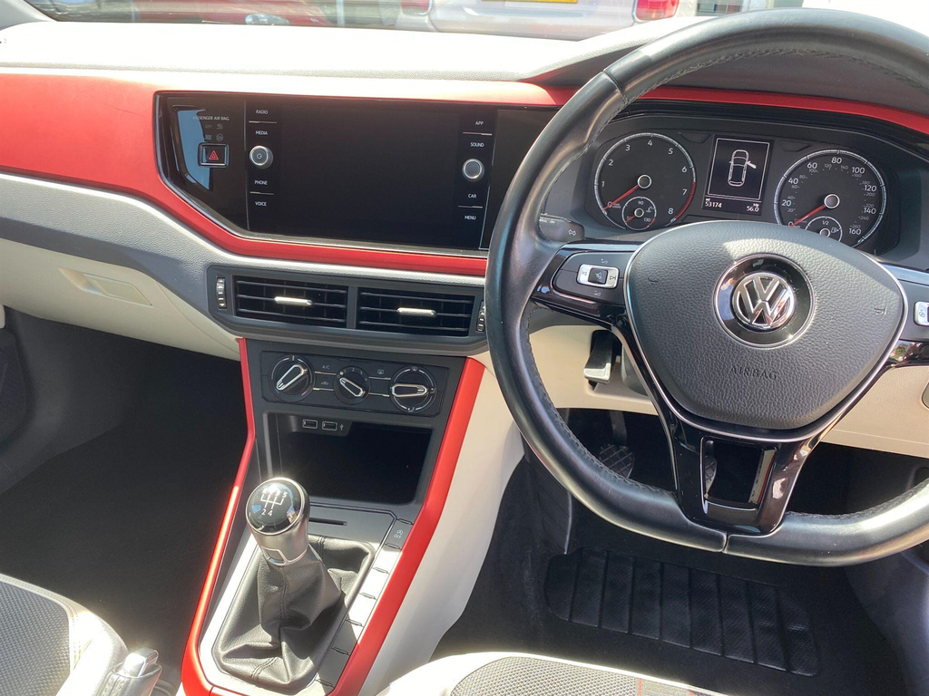 Volkswagen Polo 1.0 Tsi Beats Euro 6 Ss CE68XAG Red #5