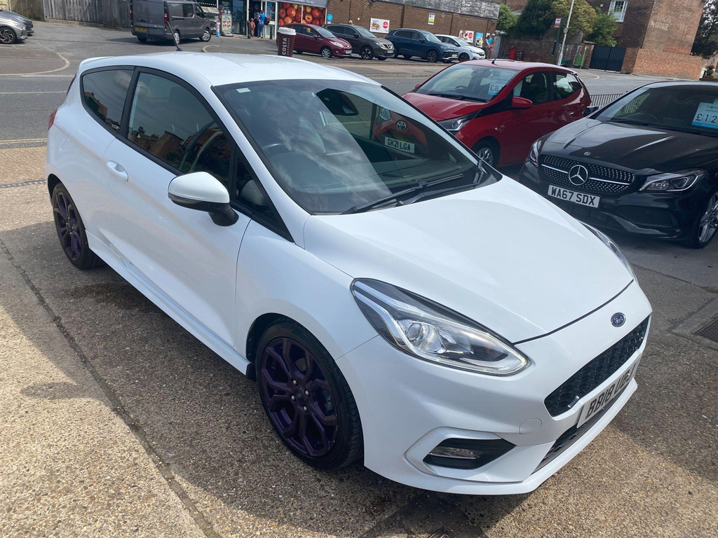 Ford Fiesta 1.0T Ecoboost St-line X Euro 6 Ss BD18UBJ White #2