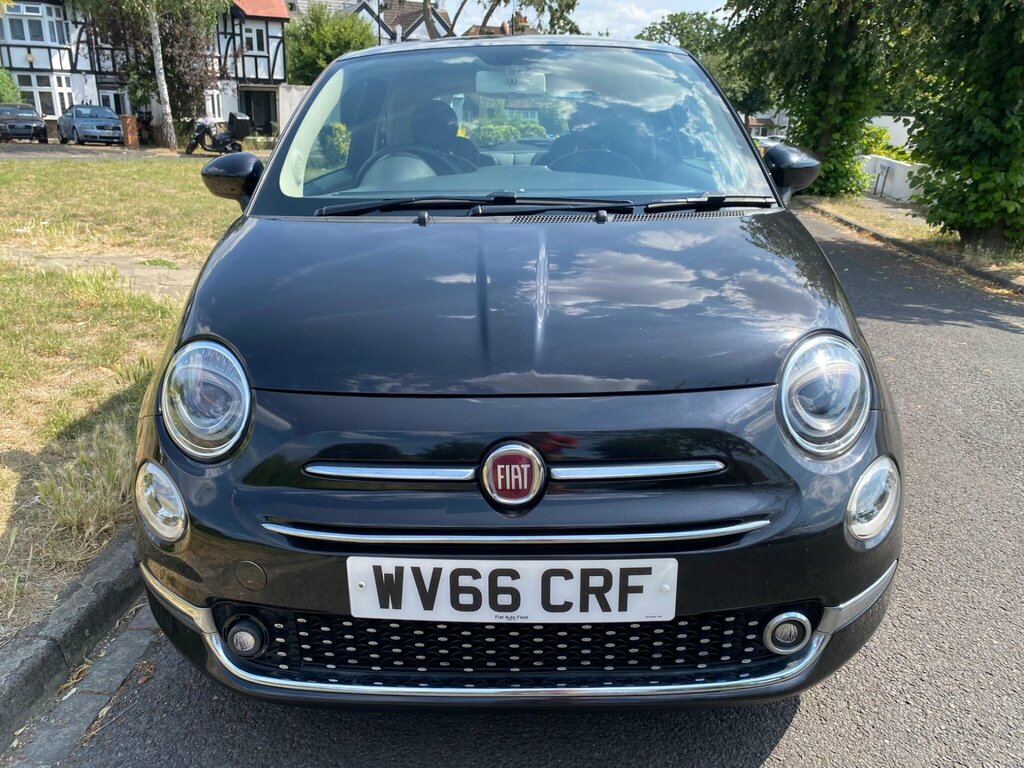 Fiat 500 1.2 Lounge Euro 6 Ss WV66CRF Black #2