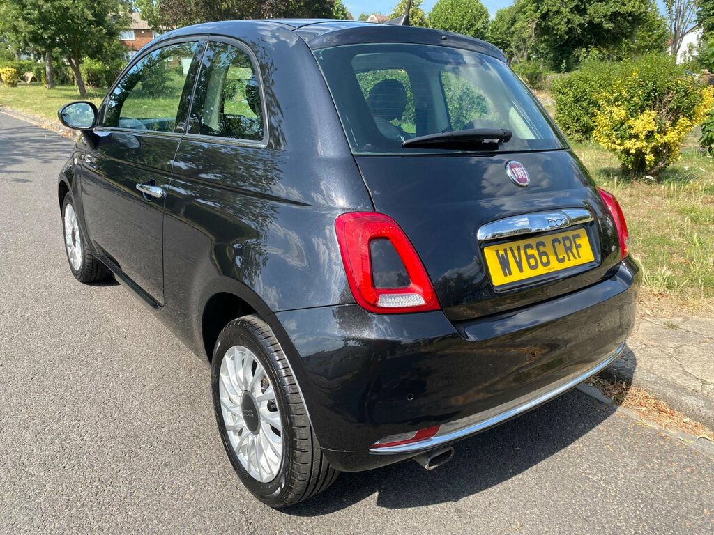 Fiat 500 1.2 Lounge Euro 6 Ss WV66CRF Black #4