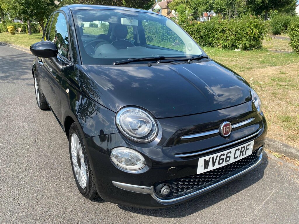 Fiat 500 1.2 Lounge Euro 6 Ss Black