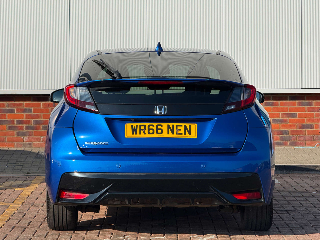 Honda Civic 1.8 I-vtec Sr Black #11