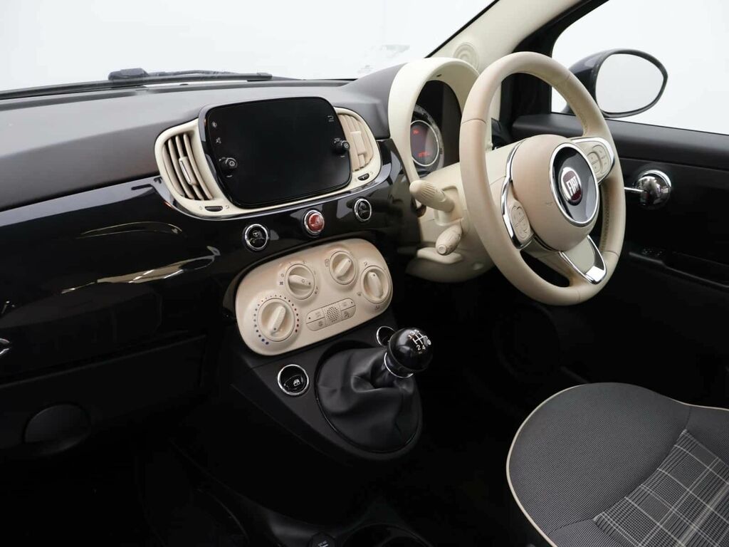 Fiat 500 1.2 Lounge Hatchback Euro 6 Ss Grey #9