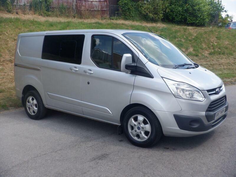 Ford Transit Custom 2.0 Tdci 290 Limited L2 H2 NV67MVH Silver #2