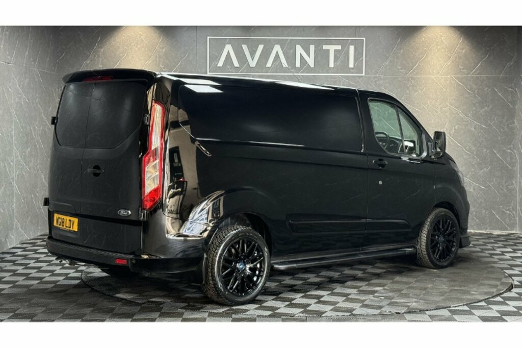 Ford Transit Custom 300 Ecoblue Limited U5413 Ulez WG18LDY Black #4